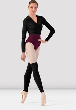 Bloch BLOCH Ladies Mira Knit Leg Warmers, Black