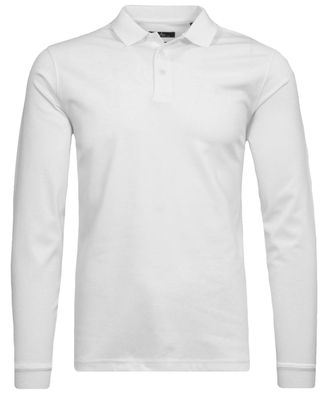 Ragman Poloshirt RAGMAN, Herren, Gr. 3XL, weiss (wei&szlig;), Baumwollmischung, regular fit, ohne Ausschnitt, Shirts Poloshirt