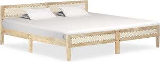 vidaXL Vidaxl - Estructura De Cama Sin Colch&oacute;n Madera Maciza De Mango 200 Cm