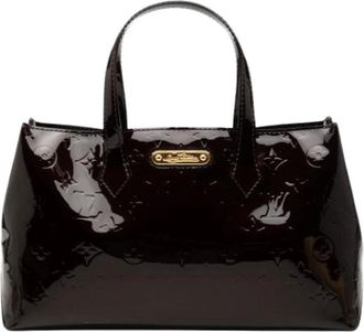 Louis Vuitton Pre-owned Wilshire PM - Dames - Vintage Handtas - Paars - ONE Size - Leer - Vintage