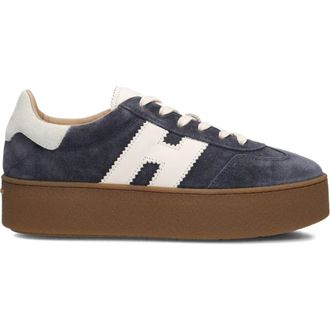 Hogan H681 Allacciato H - Dames - Sneakers - Blauw - 39 1/2 EU - Leer - Schoenen