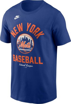 Nike New York Mets Cooperstown Nike Mens MLB T-Shirt in Blue | N1994EWM98-079