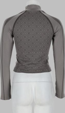 Casablanca Monogram-Jacquard Sweater - Gray