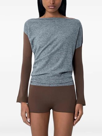 Kiko Kostadinov long-sleeve bodysuit - Grey