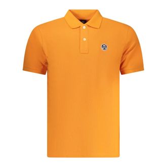 North Sails Polo Shirts, male, Orange, Size: 3XL Polo Shirts