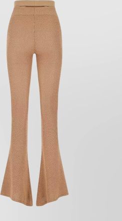 Andreadamo stretch mesh flared pant