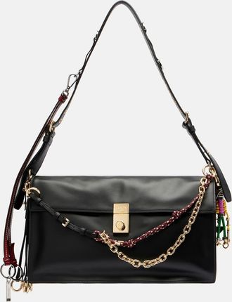 Prada Borsa a spalla Prada Soft Sound Large in pelle