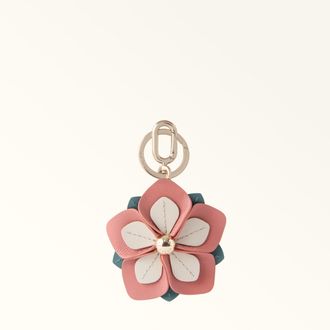 Furla Allegra Keyring Toni Rosewood Pink Nappa Leather + Sidney Calf Leather Woman