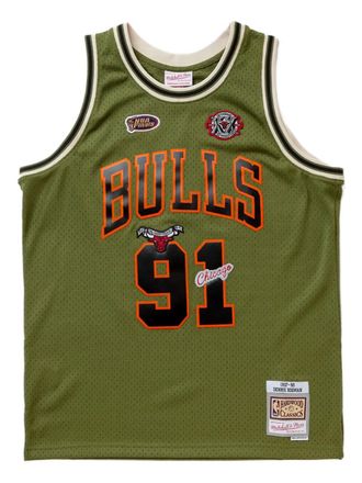 Mitchell & Ness Swingman Chicago Bulls Dennis Rodman 1997-98 jersey tanktop - Groen