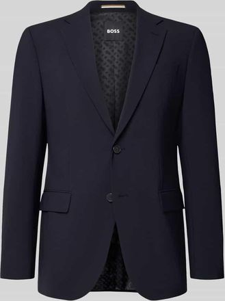 HUGO BOSS Regular Fit Anzugsakko aus Schurwoll-Mix Modell H-Jasper-MM-C-NF in Blau, Größe 106