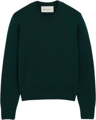 Ami Truien & Vesten, Dames, Groen, M, Round-neck Truien