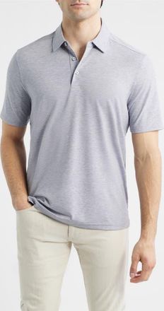 Johnston & Murphy XC Apex Heathered Performance Polo in Gray Heather at Nordstrom, Size Xx-Large