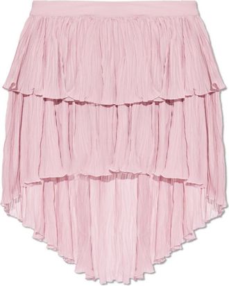 Blumarine Asymmetrische Rok - Dames - Korte rokken - Roze - M - Rokken