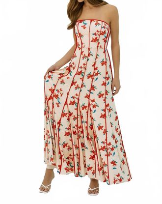 Hutch Womens Aradia Dress In Ivory/red