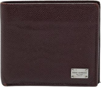 Dolce & Gabbana Pre-owned Wallets, male, Red, Size: ONE SIZE Pre-owned Bifold Wallet