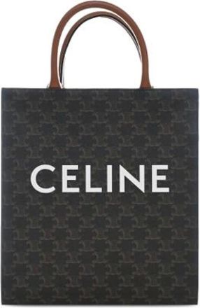 Celine Pre-owned Tote Bags, female, Brown, Size: ONE SIZE Pre-owned Vertical Cabas Tote