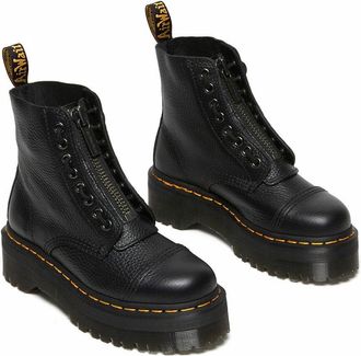 Dr. Martens Sinclair bottines met plateauzolen, Milled Nappa-leer