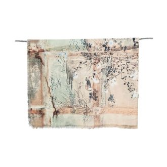 Pierre-Louis Mascia Accessoires, Dames, Beige, ONE Size, Aloeuw Sjaal