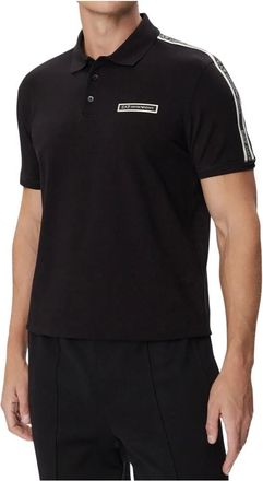 Emporio Armani Polo con logo - - Tops - Uomo - Nero - L