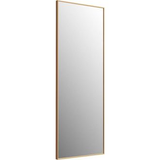 Costway Costway - Espejo Cuerpo Entero, 150 X 56 Cm, Espejo De Pie/pared Cuerpo Entero, Espejo Con Marco Rectangular De Aluminio Y Vidrio A Prueba De Explosio