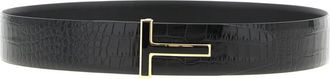 Tom Ford Belts - Heren - Riemen - Zwart - 80 CM - Accessoires