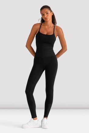 Bloch BLOCH Ladies Apex Longline Camisole Bra Top, Black