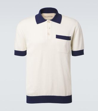 Valentino Garavani VGold cotton polo shirt