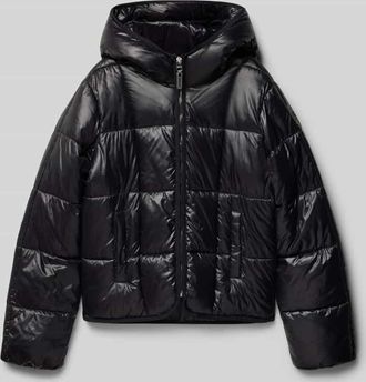 Garcia Regular Fit Winterjacke in Stepp-Optik in Black, Größe 140