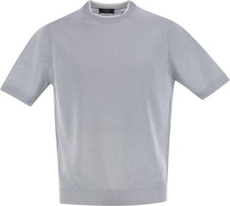 PESERICO T-Shirt In Linen And Cotton Yarn