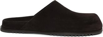 Rick Owens Granola slippers - men - Calf Leather/Calf Leather/Rubber - 40 - Black