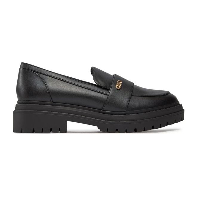Chaussures Femme Mocassin En Cuir Marron - Taille 38,5, Occasion, Style Plat