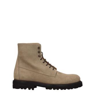 Brunello Cucinelli Brunello Cucinelli Stivaletti Uomo Camoscio Beige/Sabbia Chiaro