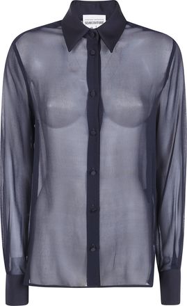 Semicouture Shirt Transparent Buttons Floelle