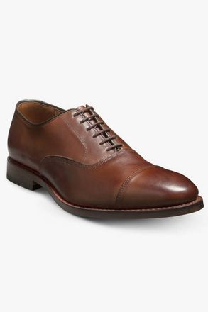 Allen Edmonds Mens Park Avenue Cap-Toe Oxford Dress Shoe In Chili Leather