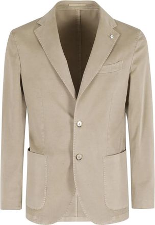 L.B.M. 1911 Jack Jacket - Heren - Blazers - Bruin - M - Jassen