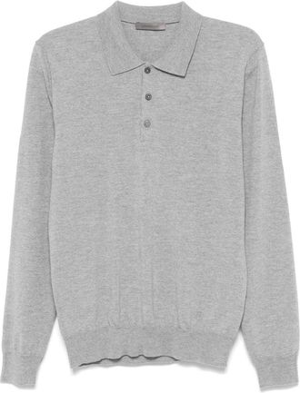 Corneliani Polo in lana vergine - Grigio