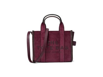 Marc Jacobs The Suede Small Tote Bag Tote Womens Handbags Dark Plum
