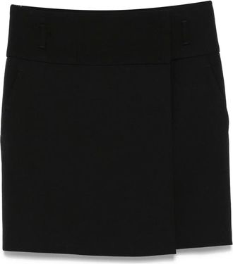 Gucci Gonna midi in lana anni 2000 - Nero