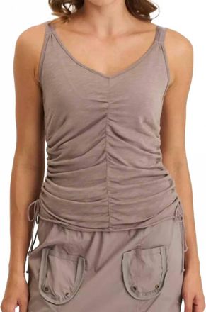 Xcvi Blaise Poppyseed Tank Top In Silver