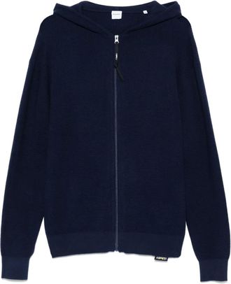 Aspesi knitted hoodie - Blue