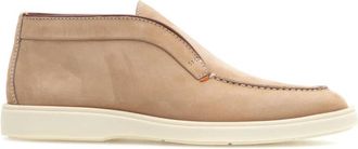 Santoni Stijlvolle Enkellaarsjes - Heren - Enkellaarsjes - Beige - 40 EU - Schoenen