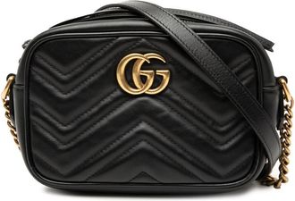 Gucci Pre-owned Gucci Mini GG Marmont Matelasse Leather Crossbody Ladies 6CV6KUT37U5M132M