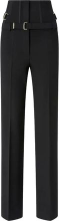 Pinko buckle belt trousers - Black