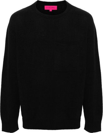 The Elder Statesman Nimbus knitted jumper - men - Cotton/Cashmere - S - Black