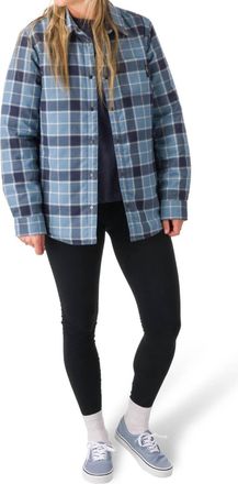 FlyLow Penny Insulated Flannel Shirt In Marble