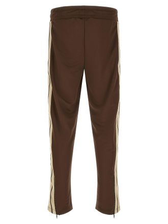 Palm Angels Logo-Printed Track Track Pants - Brown