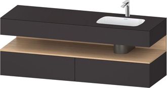 Duravit Qatego Lavabo Encastrado Con Base De Lavabo Consola, - Duravit