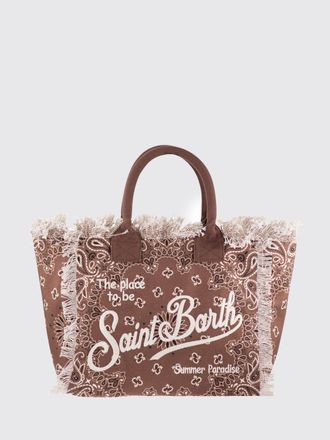 MC2 Saint Barth Borsa Vanity in cotone stampato con logo