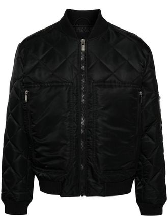 Just Cavalli Bomber con ricamo - Nero