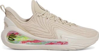 Under Armour Mens Stephen Curry Curry 12 Saturn Rings - Basketball Shoes White/Beige Size 10.0